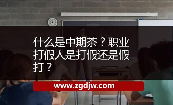什么是中期茶？職業(yè)打假人是打假還是假打？ 