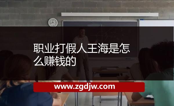 職業(yè)打假人王海是怎么賺錢(qián)的 
