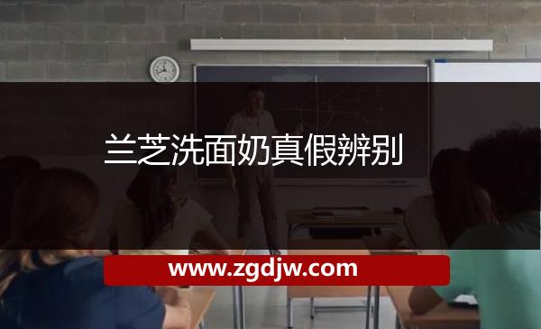 蘭芝洗面奶真假辨別 